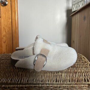 Steven Madden, sherpa, slip-on shoes